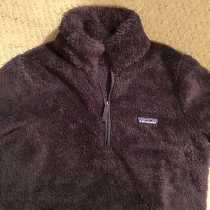 patagonia fuzzy quarter zip